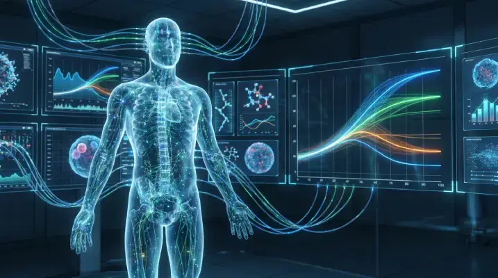 AI biological modeling visualization